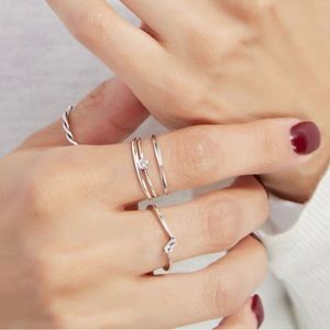 Silpada silver ring size 6